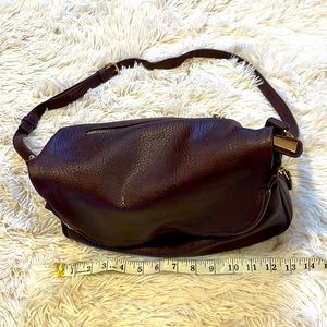 Dark cranberry purse